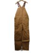 画像1: 70s Carhartt DOUBLE KNEE BROWN DUCK OVERALL DEAD STOCK ONE WASH (1)