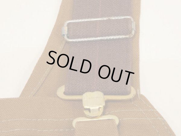 画像5: 70s Carhartt DOUBLE KNEE BROWN DUCK OVERALL DEAD STOCK ONE WASH (5)