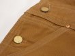 画像6: 70s Carhartt DOUBLE KNEE BROWN DUCK OVERALL DEAD STOCK ONE WASH (6)