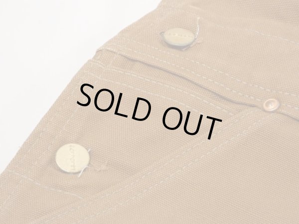 画像6: 70s Carhartt DOUBLE KNEE BROWN DUCK OVERALL DEAD STOCK ONE WASH (6)