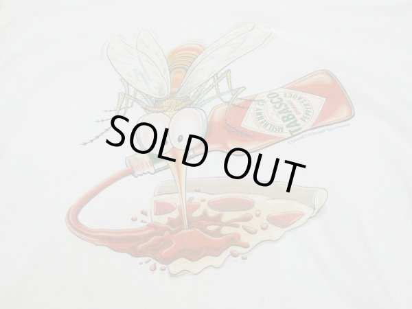 画像5: 90s TABASCO MOSQUITO FUNNY PRINT T-SHIRT MADE IN USA (5)