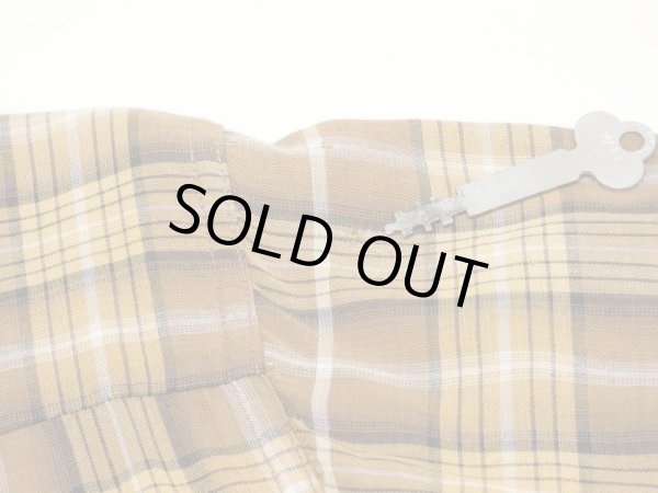 画像10: 60s Amberley GRADATION CHECK OPEN COLLAR RAYON SHIRT  (10)