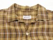 画像4: 60s Amberley GRADATION CHECK OPEN COLLAR RAYON SHIRT  (4)