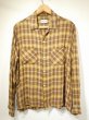 画像1: 60s Amberley GRADATION CHECK OPEN COLLAR RAYON SHIRT  (1)