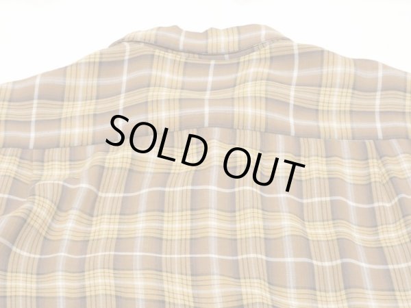 画像9: 60s Amberley GRADATION CHECK OPEN COLLAR RAYON SHIRT  (9)