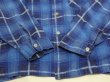 画像8: 60s CUSTOM TAILORED GRADATION PLAID CHECK OPEN COLLAR PRINT FLANNEL SHIRT  (8)