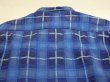 画像10: 60s CUSTOM TAILORED GRADATION PLAID CHECK OPEN COLLAR PRINT FLANNEL SHIRT  (10)