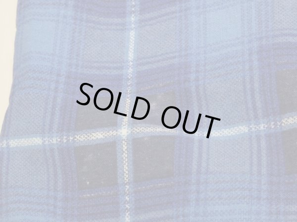 画像11: 60s CUSTOM TAILORED GRADATION PLAID CHECK OPEN COLLAR PRINT FLANNEL SHIRT  (11)