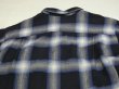 画像8: 60s SAXON OMBRE SHADOW PLAID CHECK RAYON OPEN COLLAR BOX SHIRT (8)