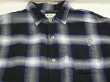 画像5: 60s SAXON OMBRE SHADOW PLAID CHECK RAYON OPEN COLLAR BOX SHIRT (5)