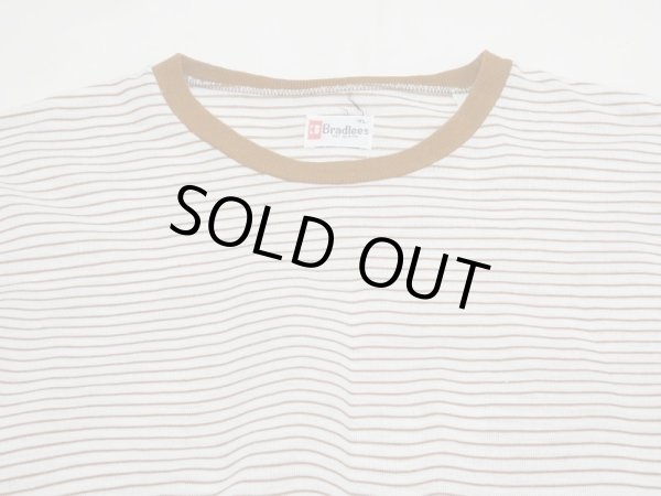 画像4: 〜 70s Bradlees NARROW BORDER STRIPED T-SHIRT (4)