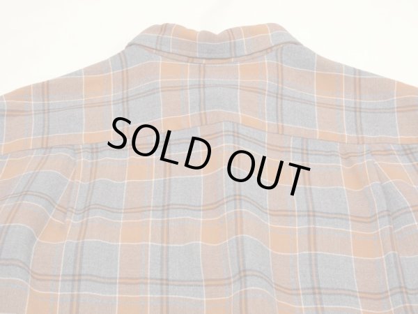 画像8: 60s Sears GRADATION CHECK OPEN COLLAR RAYON SHIRT  (8)