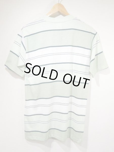 画像2: 70s CAMPUS MULTI BORDER STRIPED T-SHIRT DEAD STOCK (2)