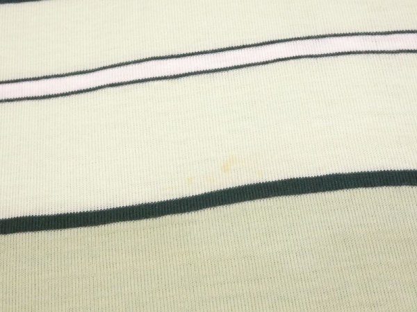 画像7: 70s CAMPUS MULTI BORDER STRIPED T-SHIRT DEAD STOCK (7)