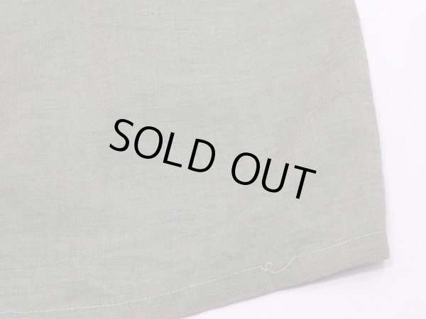 画像17: 60s Bellamy ONE POINT EMBROIDERY RAYON OPEN COLLAR SHIRT (17)