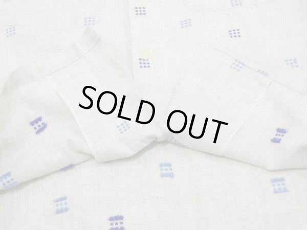 画像7: 50s Block's NEP WOVEN PLAID LOOP COLLAR SHIRT (7)