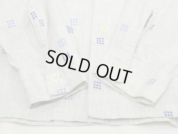画像9: 50s Block's NEP WOVEN PLAID LOOP COLLAR SHIRT (9)