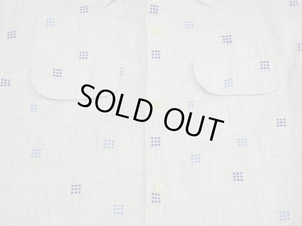 画像6: 50s Block's NEP WOVEN PLAID LOOP COLLAR SHIRT (6)