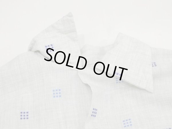 画像5: 50s Block's NEP WOVEN PLAID LOOP COLLAR SHIRT (5)