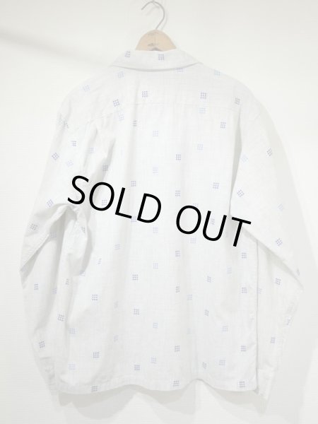 画像2: 50s Block's NEP WOVEN PLAID LOOP COLLAR SHIRT (2)