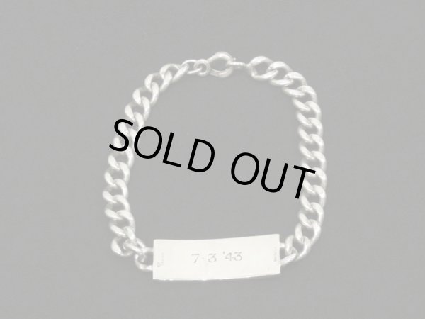 画像3: 40s WW2 ARMY AIR FORCE TRIFARI STERLING ID BRACELET  (3)