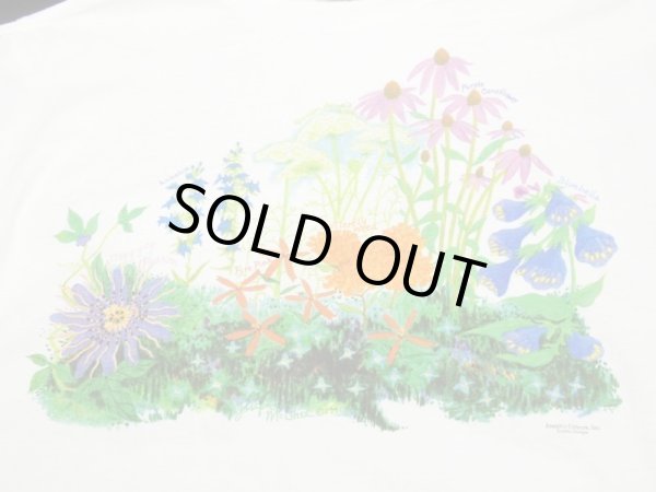 画像4: 90s ONEITA BOTH SIDE FLOWER NATURE PRINT T-SHIRT (4)