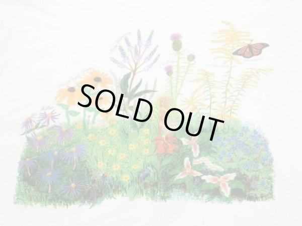 画像8: 90s ONEITA BOTH SIDE FLOWER NATURE PRINT T-SHIRT (8)