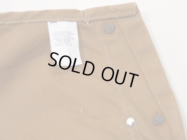 画像8: 70s Carhartt DOUBLE KNEE BROWN DUCK OVERALL 46×30 DEAD STOCK ONE WASH (8)