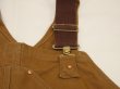 画像5: 70s Carhartt DOUBLE KNEE BROWN DUCK OVERALL 46×30 DEAD STOCK ONE WASH (5)