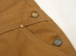 画像7: 70s Carhartt DOUBLE KNEE BROWN DUCK OVERALL 46×30 DEAD STOCK ONE WASH (7)