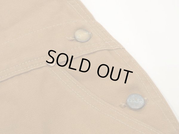 画像7: 70s Carhartt DOUBLE KNEE BROWN DUCK OVERALL 46×30 DEAD STOCK ONE WASH (7)