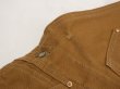 画像6: 70s Carhartt DOUBLE KNEE BROWN DUCK OVERALL 46×30 DEAD STOCK ONE WASH (6)