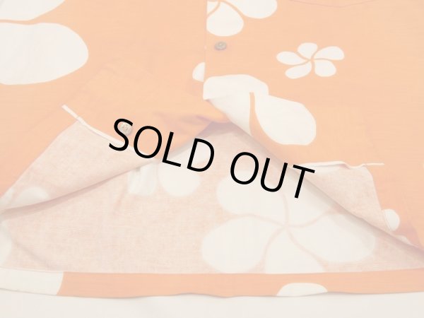 画像11: 60s MAUNA KEA BEACH HOTEL FLOWER POP PRINT COTTON HAWAIIAN SHIRT ALOHA (11)