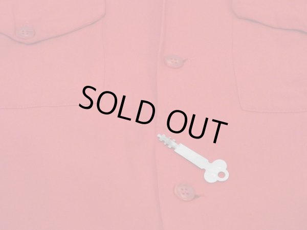 画像8: 50s NAT NAST RAYON BOWLING SHIRT with VENTILATION HOLES (8)