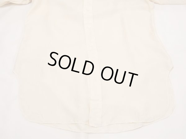 画像7: 60s 1962 A.Sulka & Company BESPOKE SILK DRESS SHIRT with CHIN STRAP (7)