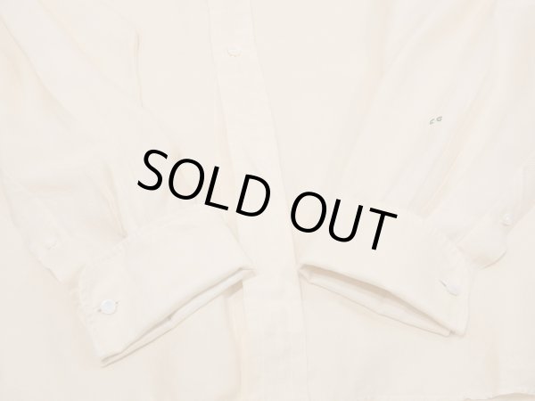 画像9: 60s 1962 A.Sulka & Company BESPOKE SILK DRESS SHIRT with CHIN STRAP (9)