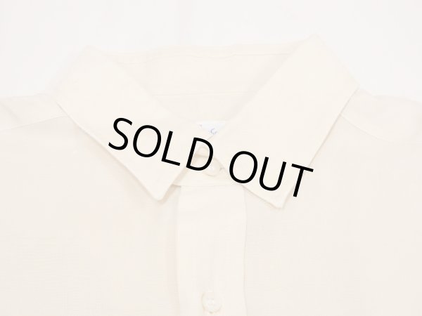 画像4: 60s 1962 A.Sulka & Company BESPOKE SILK DRESS SHIRT with CHIN STRAP (4)