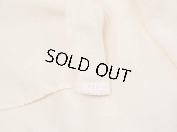 画像8: 60s 1962 A.Sulka & Company BESPOKE SILK DRESS SHIRT with CHIN STRAP (8)