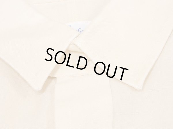 画像5: 60s 1962 A.Sulka & Company BESPOKE SILK DRESS SHIRT with CHIN STRAP (5)