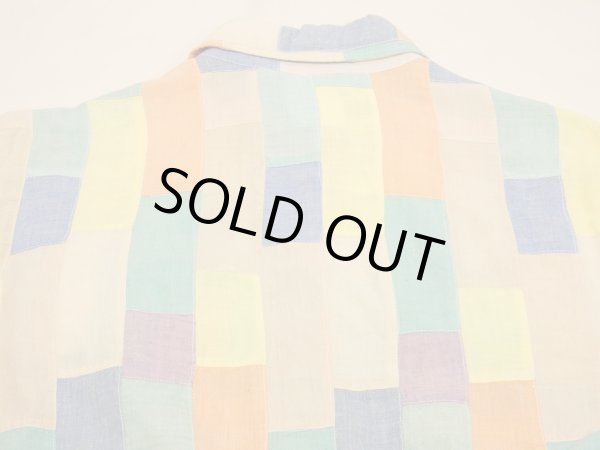 画像11: 70s KENNINGTON PATCHWORK BOX SHIRT (11)