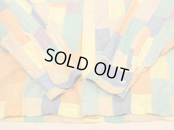 画像9: 70s KENNINGTON PATCHWORK BOX SHIRT (9)