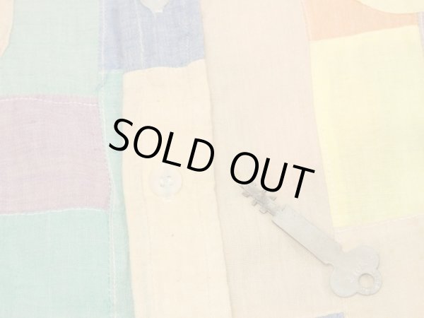 画像6: 70s KENNINGTON PATCHWORK BOX SHIRT (6)
