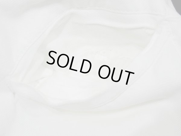 画像11: 40s WHITE DUCK BRAND WHITE COTTON WORK TROUSERS PANTS (11)