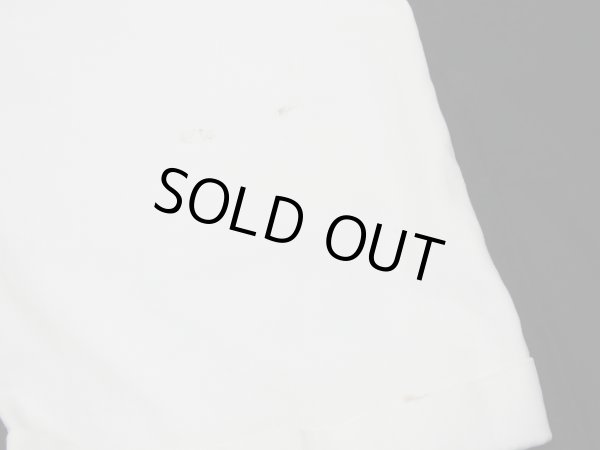 画像16: 40s WHITE DUCK BRAND WHITE COTTON WORK TROUSERS PANTS (16)