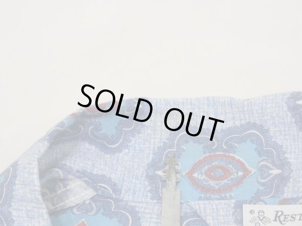 画像4: 60s REST-PREST by SLEEPWEAR ALL OVER PATTERN PAJAMA SHIRT (4)