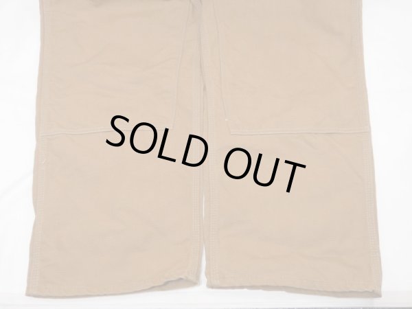 画像9: 70s Carhartt DOUBLE KNEE BROWN DUCK OVERALL 42×32 DEAD STOCK ONE WASH (9)