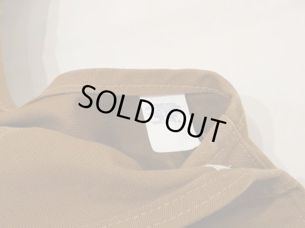 画像8: 70s Carhartt DOUBLE KNEE BROWN DUCK OVERALL 42×32 DEAD STOCK ONE WASH (8)