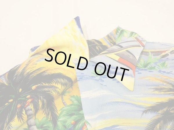 画像5: 50s Hale Hawaii ALLOVER PATTERN RAYON HAWAIIAN SHIRT ALOHA WAIKIKI SHORE (5)