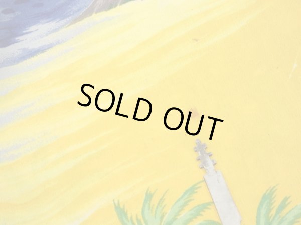 画像11: 50s Hale Hawaii ALLOVER PATTERN RAYON HAWAIIAN SHIRT ALOHA WAIKIKI SHORE (11)