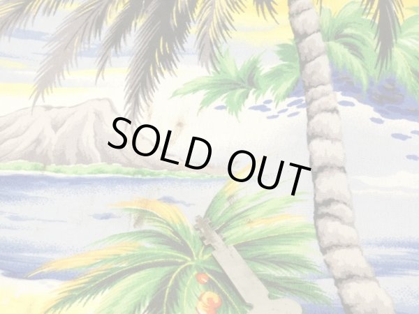 画像10: 50s Hale Hawaii ALLOVER PATTERN RAYON HAWAIIAN SHIRT ALOHA WAIKIKI SHORE (10)